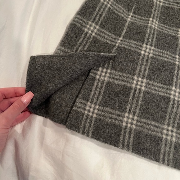 Theory Shift Dress Gray/Plaid - Picture 8 of 8